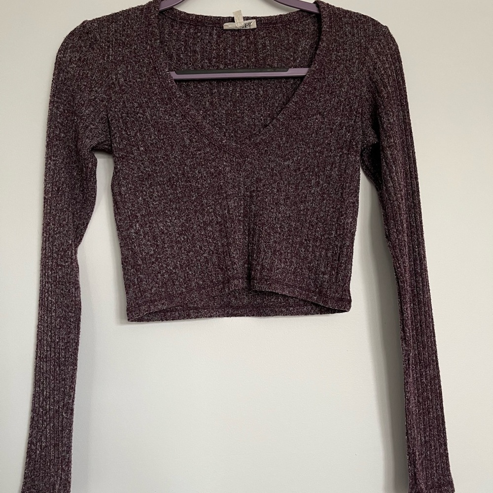 Wilfred Free long sleeve crop top
